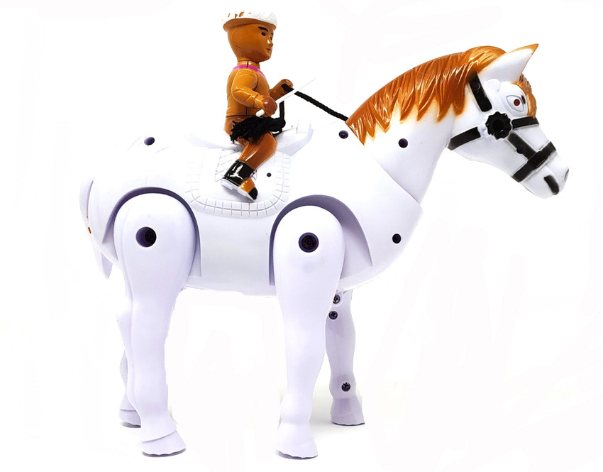 Battery operated top toy horse