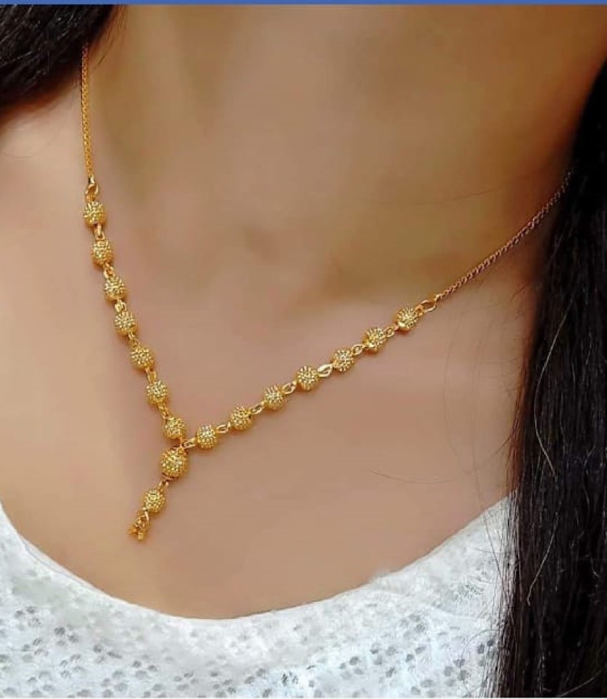 Flipkart gold clearance plated necklace