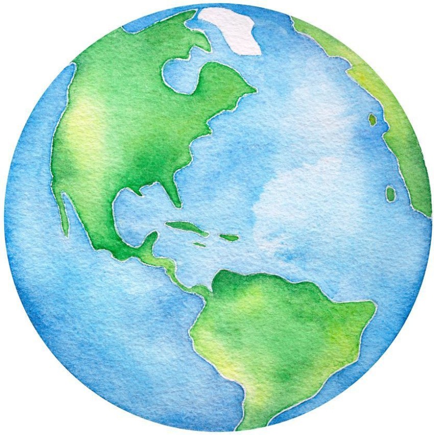 planet earth drawing