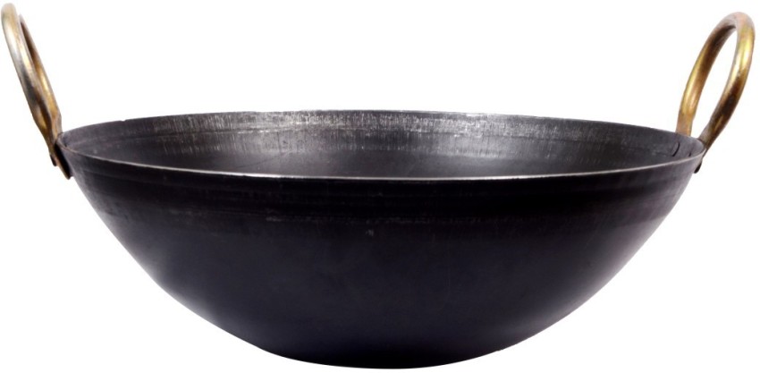 Iron Kadai Traditional Kadai Wok Traditional Indian Handmade Cast