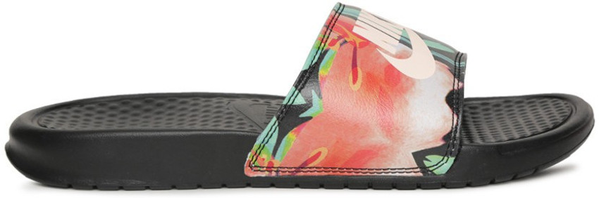 Nike multicolor slides store