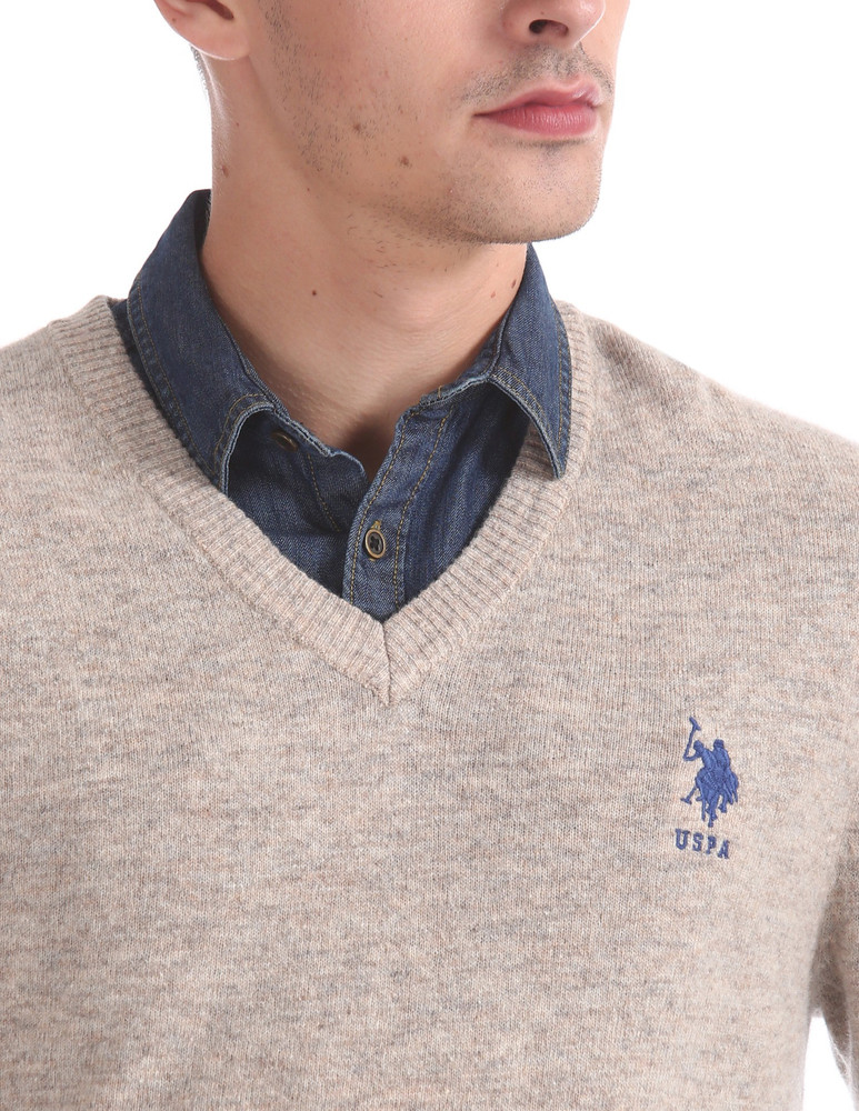 Us polo assn outlet v neck sweater