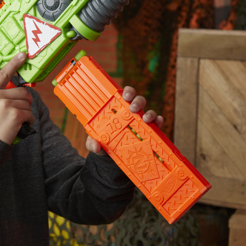 Nerf Revoltinator Zombie Strike Blaster Motorized Lights Sounds