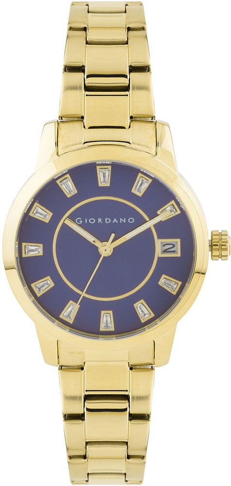 Giordano analog blue dial women's watch discount