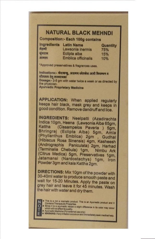 Share more than 140 black mehndi ingredients best POPPY