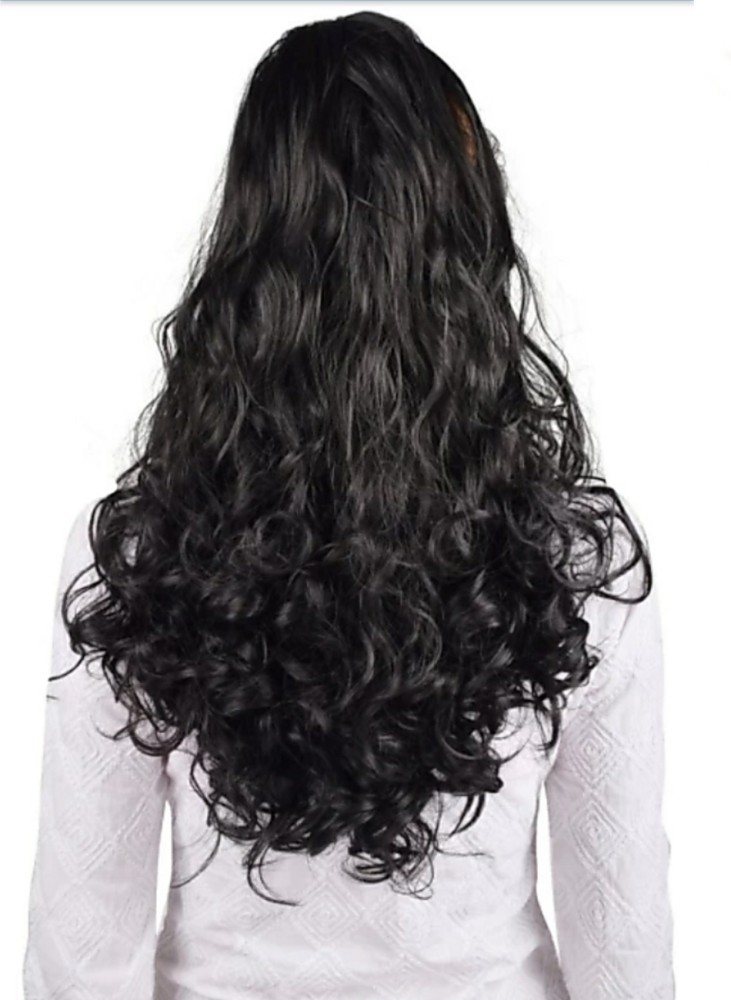 Rizi Dark brown curly half head Hair Extension Price in India