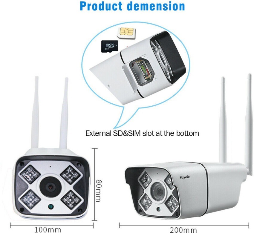 ITS Wireless Sim Card 3G/4G GSM CCTV Security Camera at Rs 1890/piece, Wireless CCTV Camera in New Delhi
