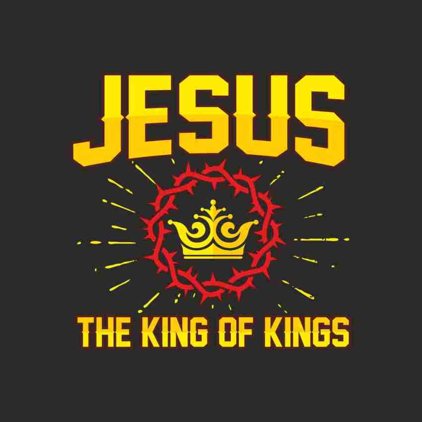 Jesus Is My King Cool Motivational Christian - Jesus Is My King - Sticker