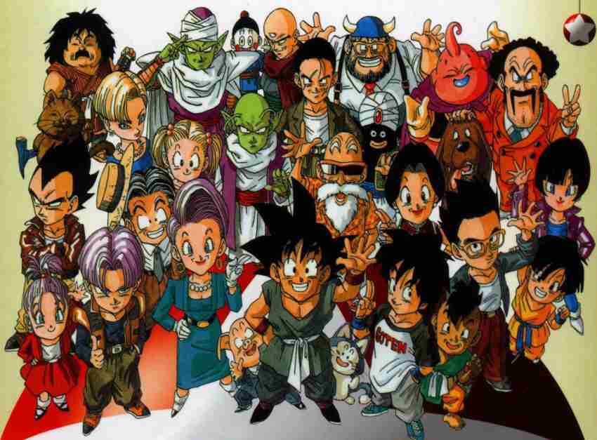 Dragon Ball Z Characters Poster