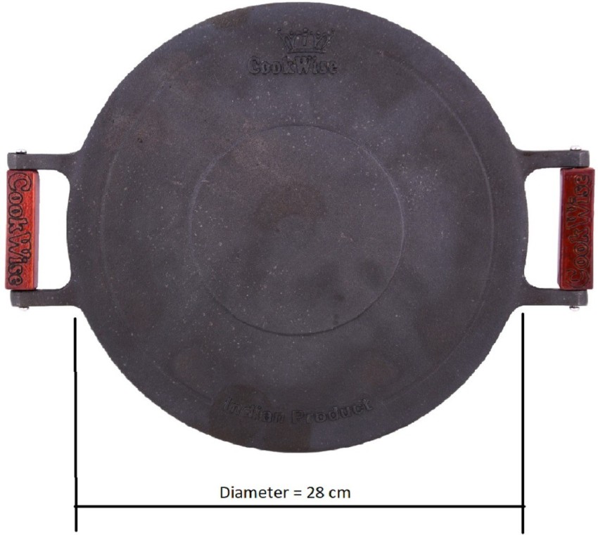  DYNAMIC COOKWARES Cast Iron Dosa Tawa 11 Inch, 28CM: Home &  Kitchen