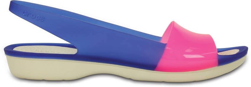 Crocs store colorblock flat