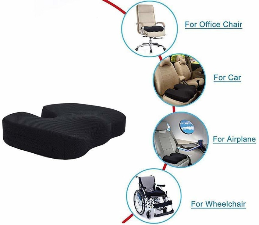 PALO Orthopedic Coccyx Seat Cushion - For Tailbone Pain Relief (Black) Back  / Lumbar Support - Buy PALO Orthopedic Coccyx Seat Cushion - For Tailbone  Pain Relief (Black) Back / Lumbar Support