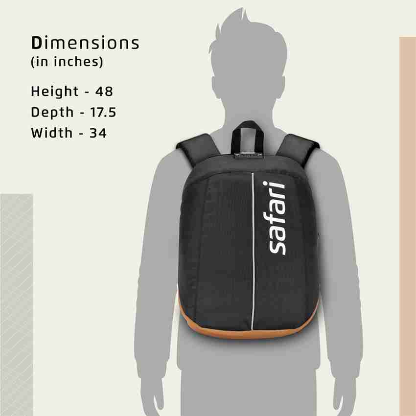 Anti theft backpack size hot sale