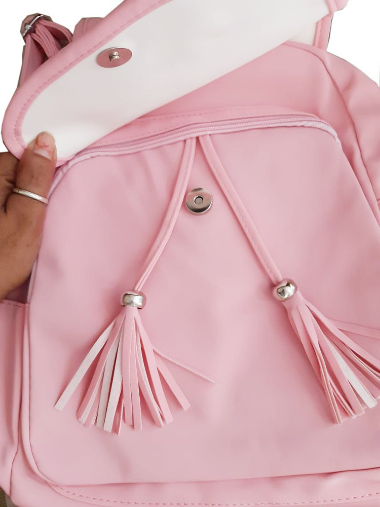 Pink sales college backpack