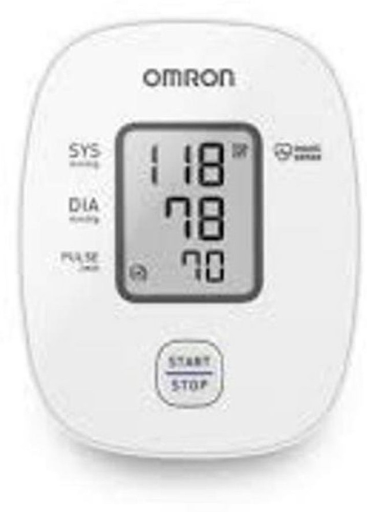 Omron Hem 7121J Fully Automatic Digital Blood Pressure Monitor with  Intellisense Technology & Cuff Wrapping Guide Most Accurate Measurement  (White)