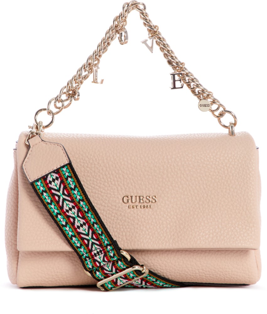 Buy GUESS Women White Shoulder Bag WHITE Online Best Price in India Flipkart