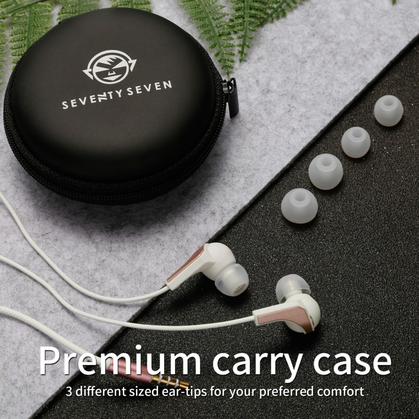 SeventySeven E102 Premium Quality Earphone with 4D Deep Bass Wired