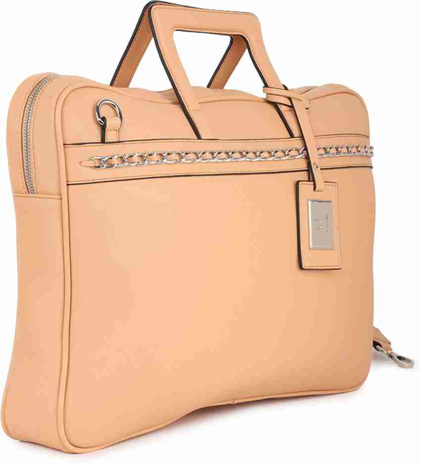Allen Solly 15 inch inch Laptop Messenger Bag Beige Price in India Flipkart