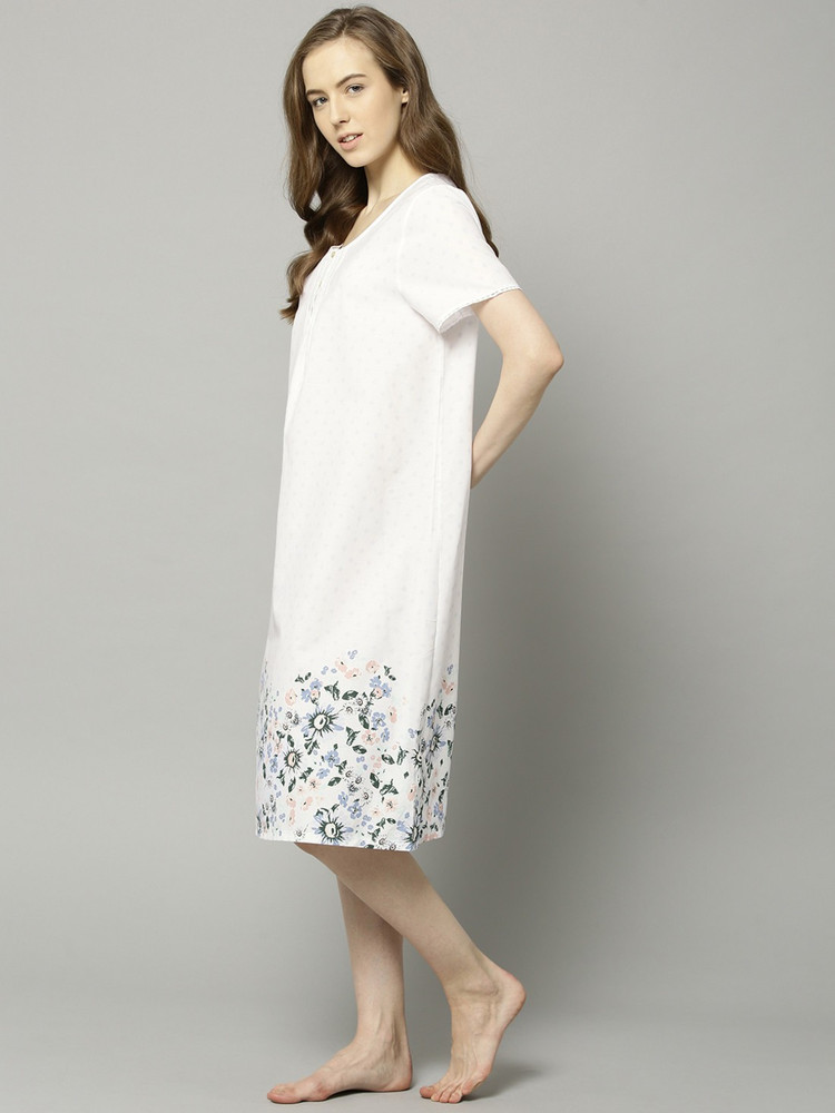 Marks and spencer ladies cotton nightdresses sale