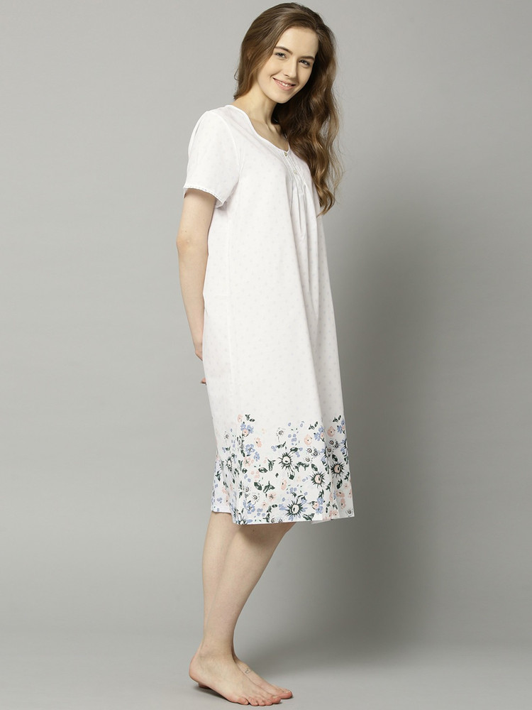 Cotton nightdress marks and spencer sales
