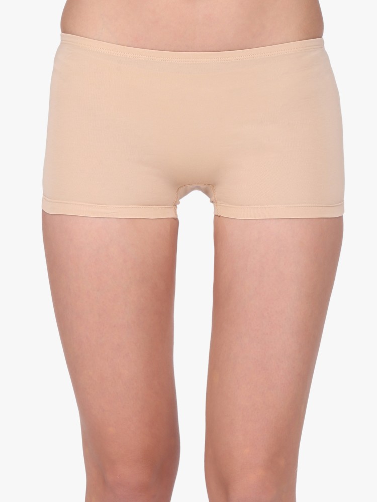 Hipster boy shorts, ladies, beige, Micro Modal