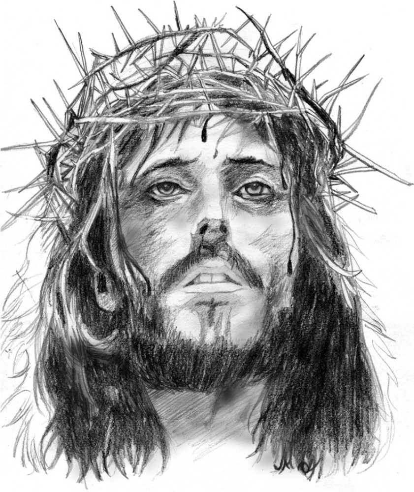 Jesus with crown of thorns |god poster|christian god poster|jesus ...