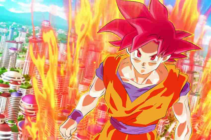 Dragon Ball Son Goku Super Saiyan | Metal Print