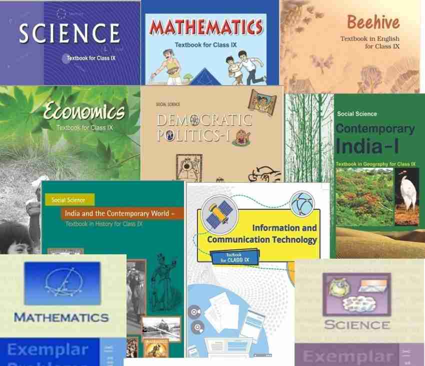 NCERT Complete Books Set + Exemplars For Class -9 (English Medium)