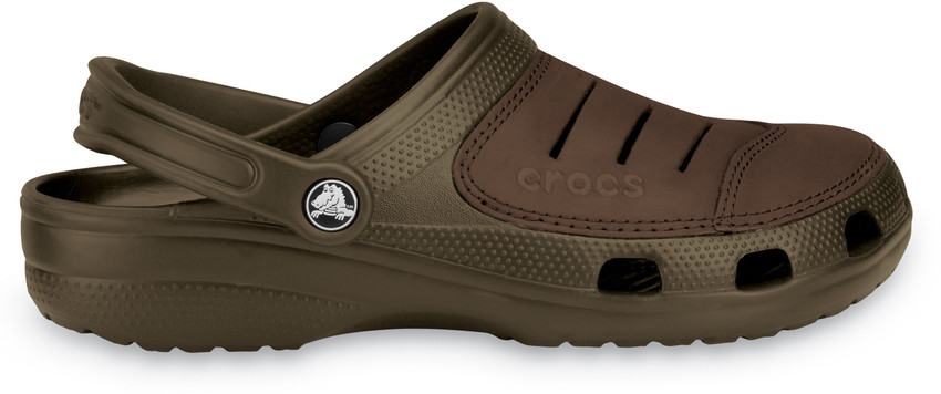 brown color crocs