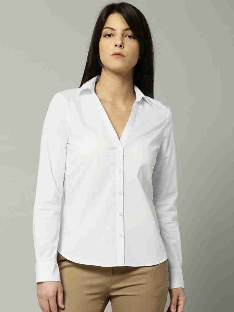 MARKS SPENCER Women Solid Formal White Shirt Buy MARKS SPENCER Women Solid Formal White Shirt Online at Best Prices in India Flipkart