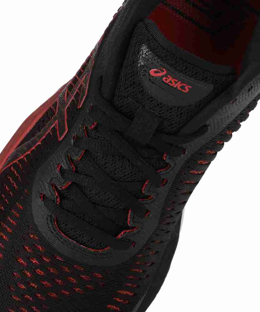 Asics gel kayano 25 men's shoes black/classic red best sale