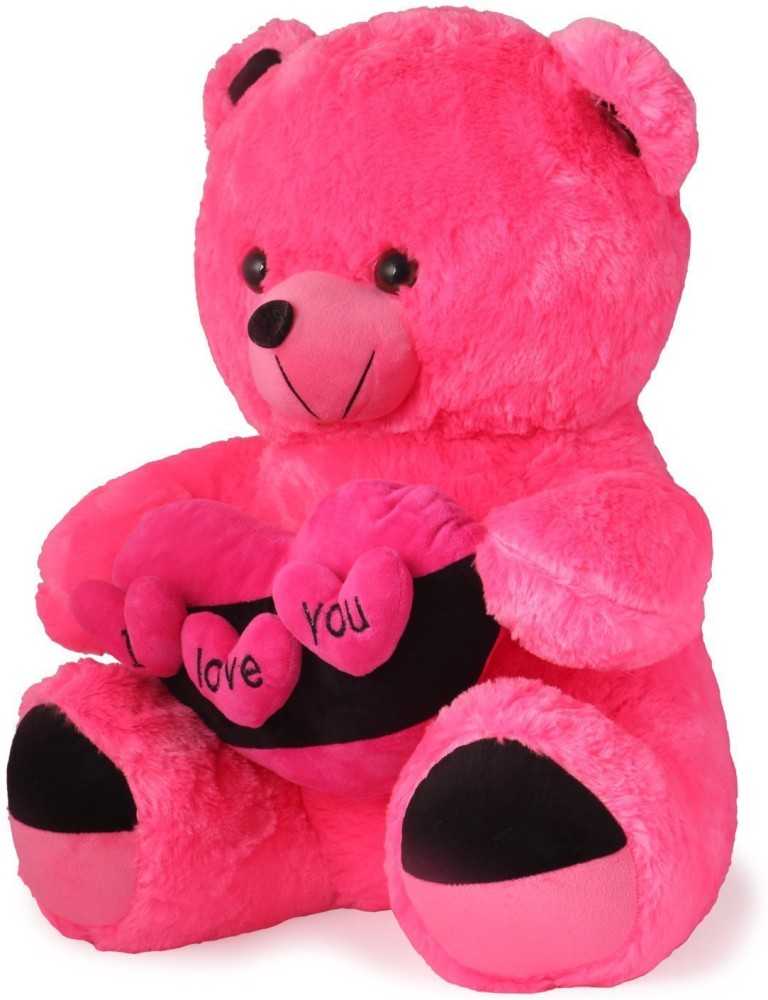 Sun And Star Creations I Love You Pink Color Teddy Bear 45 Cm - 20 Inch - I  Love You Pink Color Teddy Bear 45 Cm . Buy Teddy Bear Toys In