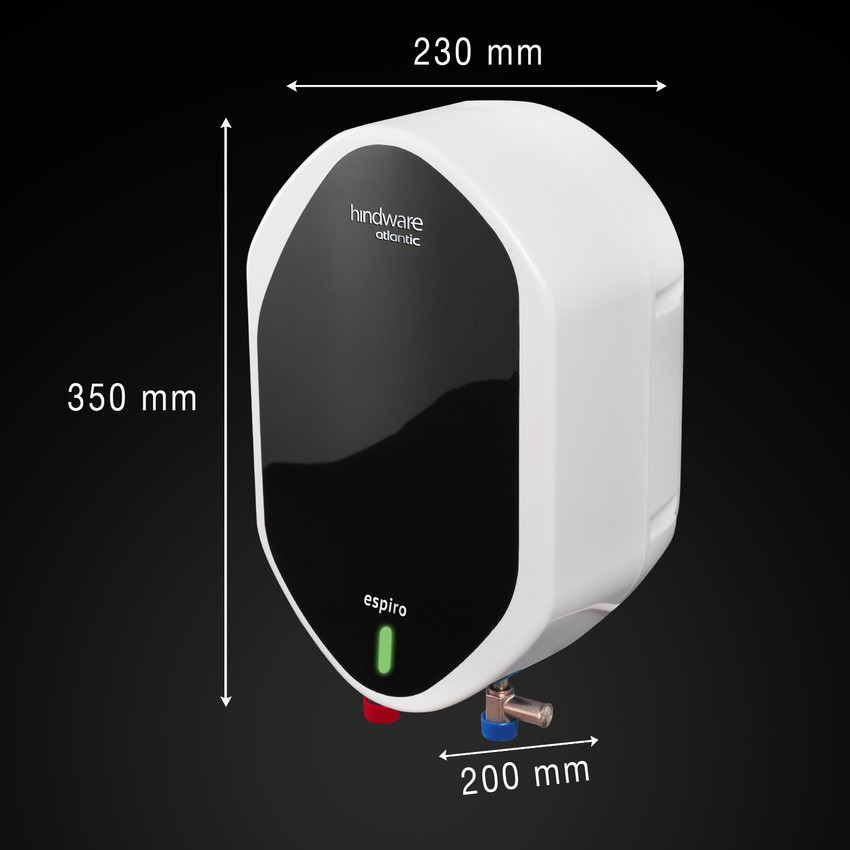 Hindware 3 L Instant Water Geyser (Present instant Espiro water heater 3  liter capacity, White, Black) Price in India - Buy Hindware 3 L Instant  Water Geyser (Present instant Espiro water heater