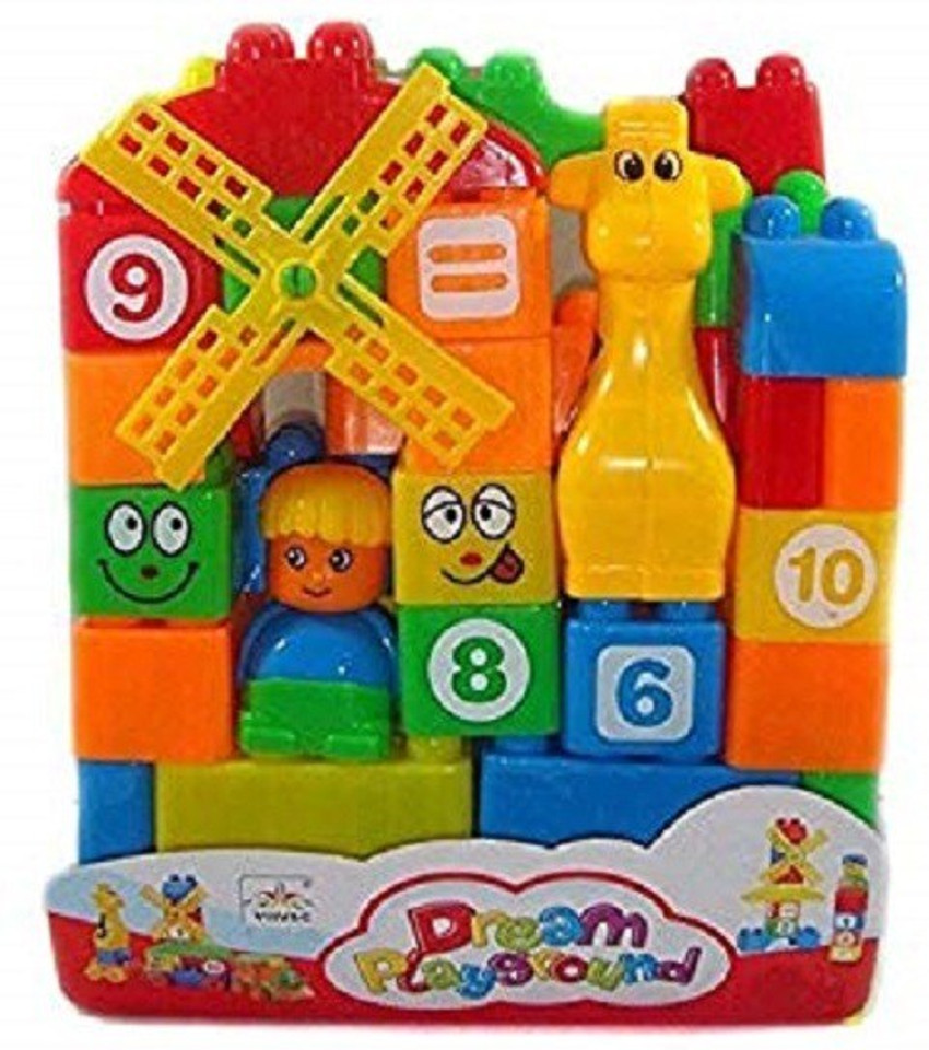 stacy School Bag Building Blocks Set For Kids Children School
