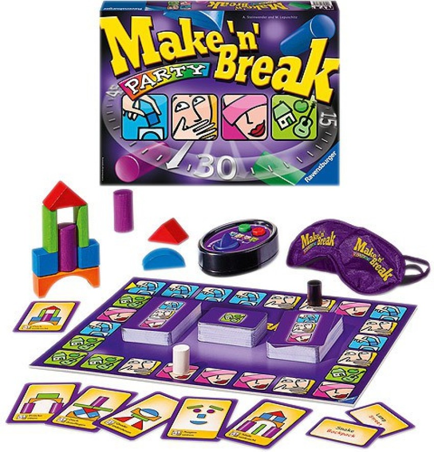 RAVENSBURGER Make 'n' Break Party Game Party & Fun Games Board