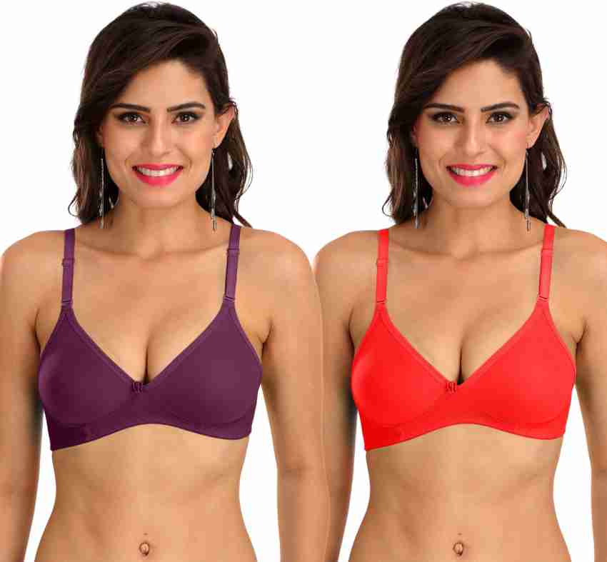 SONA M1001 Everyday Cotton Hosiery Non Padded Non-Wired 3/4Th Coverage T-Shirt  Bra Pack of 2 Women T-Shirt Non Padded Bra - Buy SONA M1001 Everyday Cotton  Hosiery Non Padded Non-Wired 3/4Th Coverage