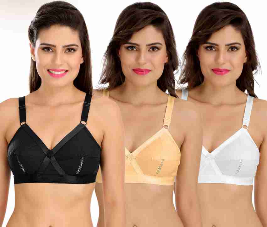 SONA Perfecto Full Coverage Non-Padded Plus Size Cotton Women Minimizer Non  Padded Bra - Buy Black SONA Perfecto Full Coverage Non-Padded Plus Size Cotton  Women Minimizer Non Padded Bra Online at Best