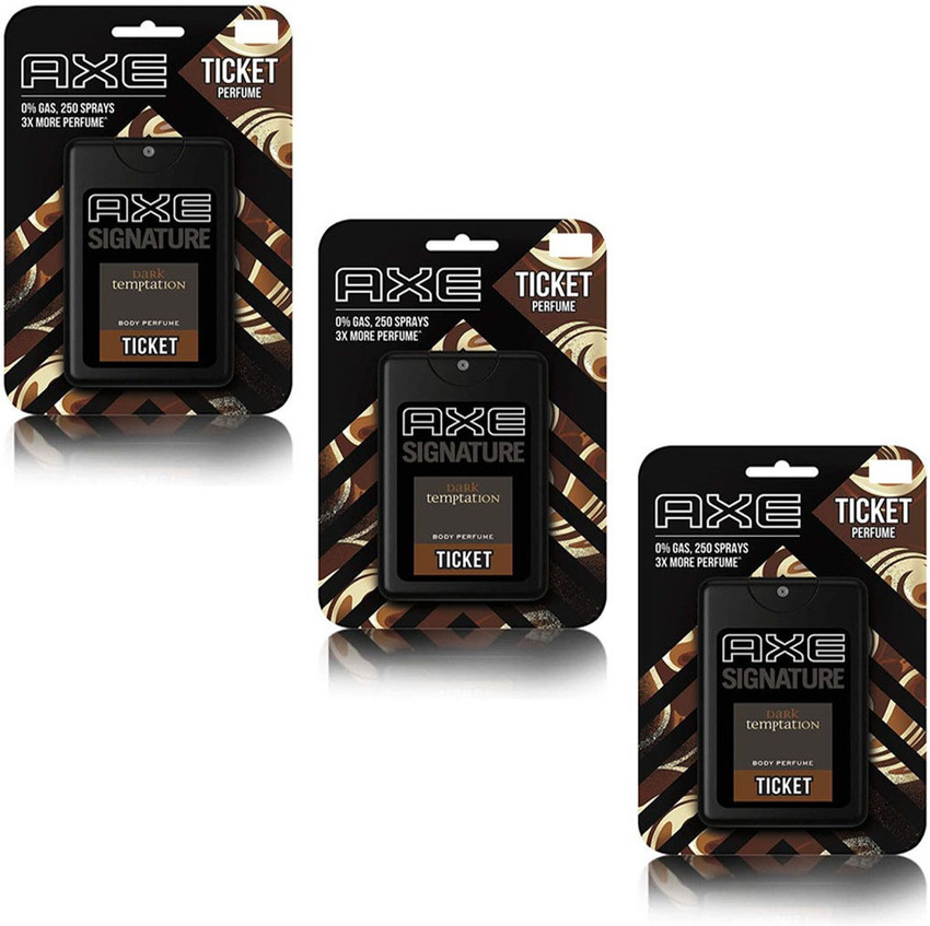 AXE SIGNATURE TICKET DARK Temptation CHOCOLATE FRAGRANCE 17ml