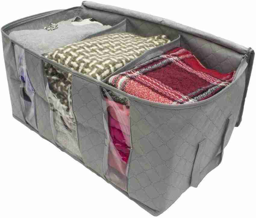 Folding bamboo charcoal clothes storage bag discount