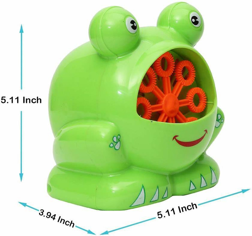 Wembley Toys Crazy Frog Bubbles Automatic Bubble Blowing Machine