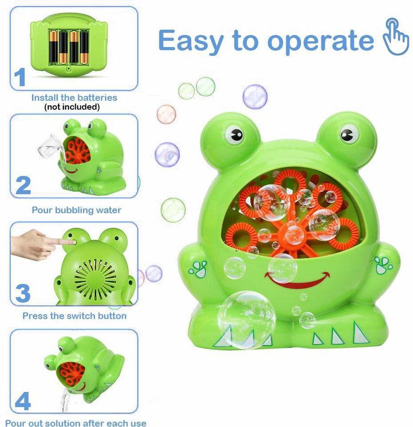 Frog bubble gun deals