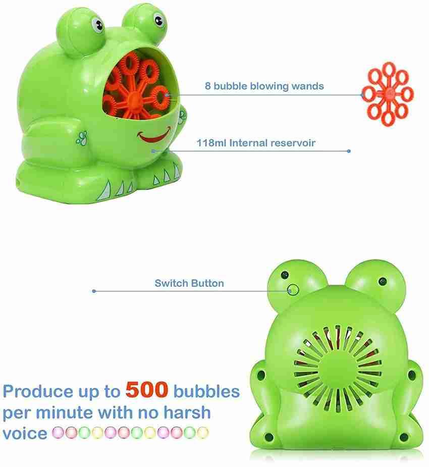 Frog top bubble gun