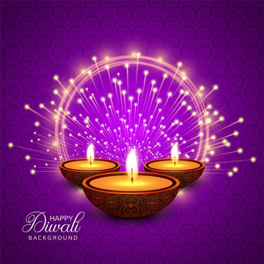 Happy Diwali Festival of lights poster design wallpaper The background  with flower elements and mandala vectors 7538143 Vector Art at Vecteezy
