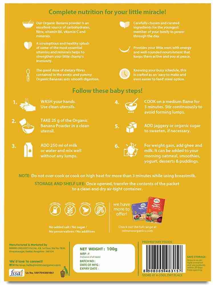 Mimmo organics hot sale cereal