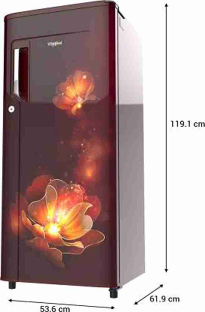 Whirlpool refrigerator 190 ltr power deals consumption