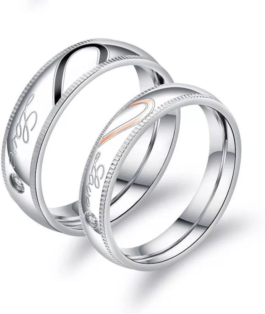 Silver couple hot sale ring flipkart