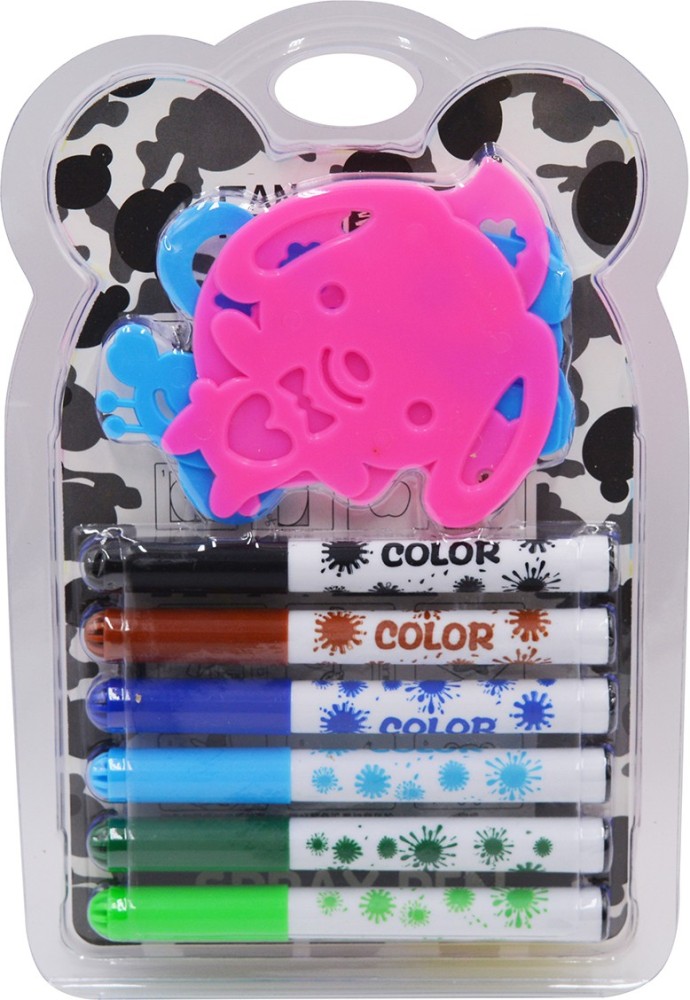 FABER-CASTELL 6598 Child Safe food grade Superfine ink Nib Sketch  Pens with Washable Ink 