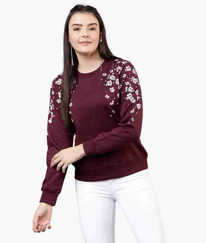 Tokyo Talkies Full Sleeve Solid Women Sweatshirt Buy Tokyo