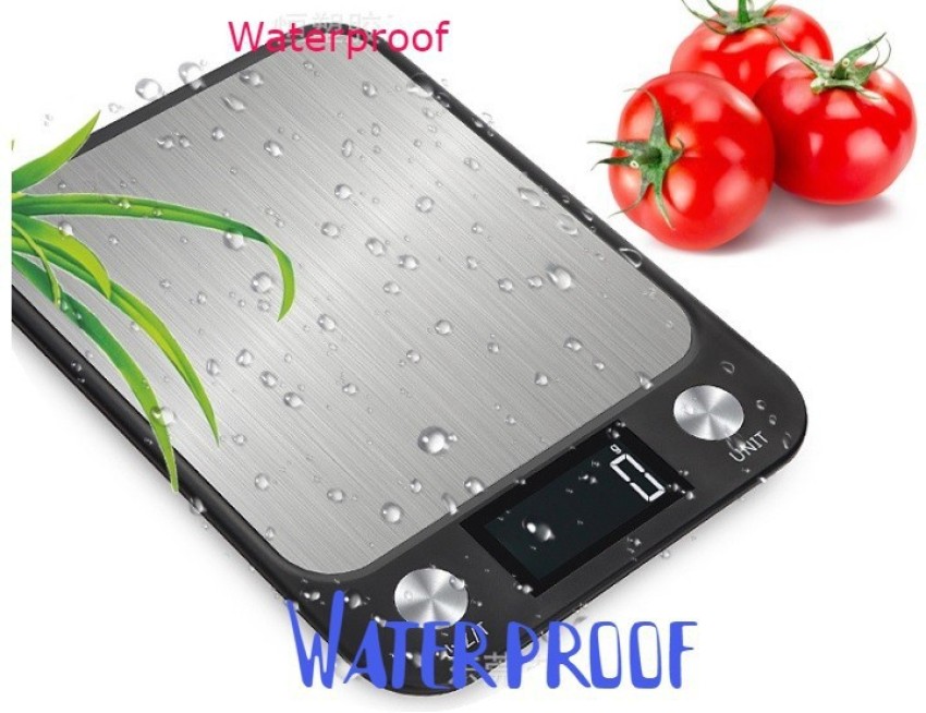 10Kg/1g Digital Kitchen Scale Electronic Weighing LCD Display Stainless  Steel Food Balance Scales Weight Machine