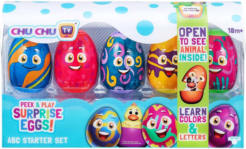 Peek Play Surprise Eggs CHU CHU TV Surprise Eggs by Chuchu TV